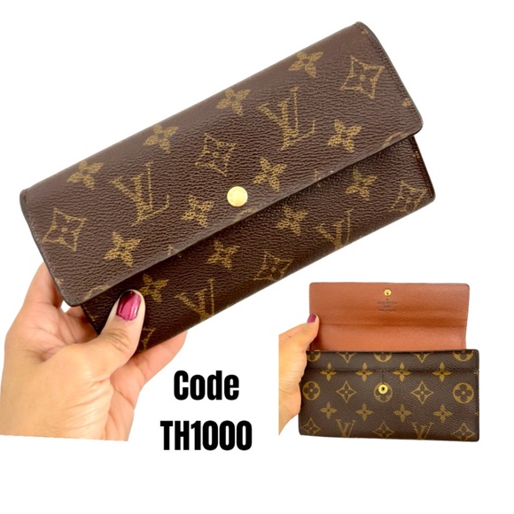 Louis Vuitton Handbags - Vintage LOUIS VUITTON Monogram Canvas Sarah  Women’s Long Wallet Brown
